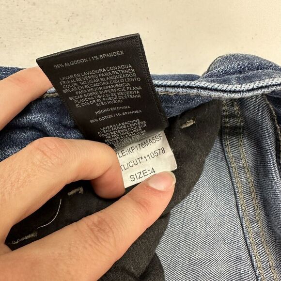 Kut From The Kloth Catherine Boyfriend Denim Blue Jeans Size 4 Cotton Stretch - Picture 7 of 8